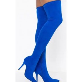High Heel Stretch Fabric Over The Knee Fashion Boots