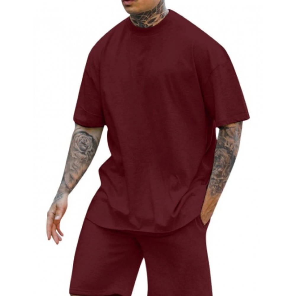 Russ Wears Two-Piece Short Set