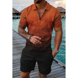 Russ-Wears-Men's Stylish Two-Piece Short Sleeve Set