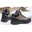 Russ Wears Men's High-End Anti-Slip Winter Tactical Leather Hiking Boots