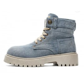 Russ Wears Casual Denim Winter Boots