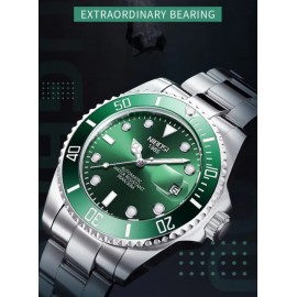 Russ Wears Stainless Steel Waterproof Men's Sport Wrist Watch