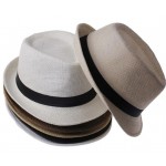 Unisex Suede Wide Brim Ethnic Style Fedora