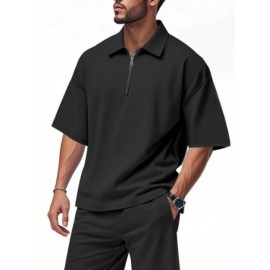 Russ Wears Casual Two-Piece Men's Short-Sleeved Short Set 