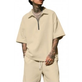 Russ Wears Casual Two-Piece Men's Short-Sleeved Short Set 