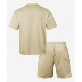 Russ Wears Casual Two-Piece Men's Short-Sleeved Short Set 