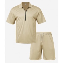 Russ Wears Casual Two-Piece Men's Short-Sleeved Short Set 