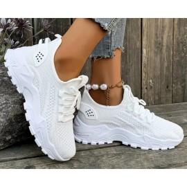 Women's Knit Design Casual Lightweight Walking Shoes