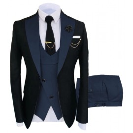 High Quality Three Piece Long Sleeve Slim Fit Business Suit