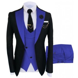 High Quality Three Piece Long Sleeve Slim Fit Business Suit