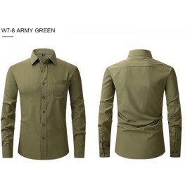 Professional Loose Long-Sleeved Casual Men Dress Shirts