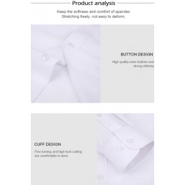 Professional Loose Long-Sleeved Casual Men Dress Shirts