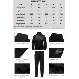 Russ-Wears-Men's Two-Piece Jogger Zip-Up Track Suits