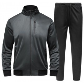 Russ-Wears-Men's Two-Piece Jogger Zip-Up Track Suits