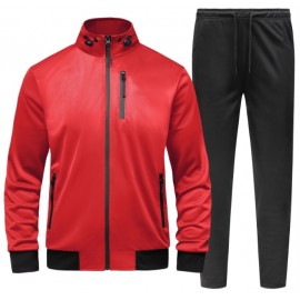 Russ-Wears-Men's Two-Piece Jogger Zip-Up Track Suits