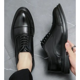 Italian-made lace-up Oxford Formal Dress Shoes