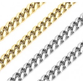 Stainless Steel Cuban Chain Necklace
