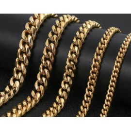 Stainless Steel Cuban Chain Necklace