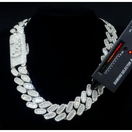 Moissanite Iced Out Cuban Link Necklace