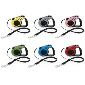 Automatic Retractable Nylon Dog Leash, Bowl and Poop Bag