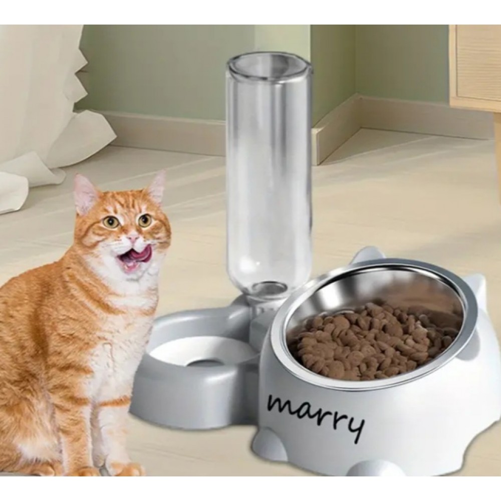 Unique and Easily Accessible Dog Drinking and Eating Bowl