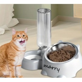 Unique and Easily Accessible Dog Drinking and Eating Bowl