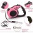 Automatic Retractable Nylon Dog Leash, Bowl and Poop Bag