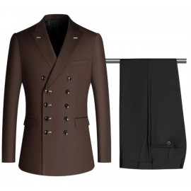 High Quality Professional Double-Breasted Casual Business Suit