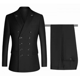 High Quality Professional Double-Breasted Casual Business Suit
