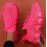 Women's Pink Mesh Breathable Exercise Balance Training Shoes