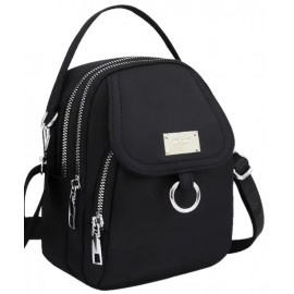 Multi-Layer Casual Crossbody Bag with Adjustable Straps