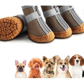 High-End Adjustable Air Mesh Waterproof Dog Boots