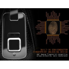 Genuine Leather Luxury Fingerprint Handbag