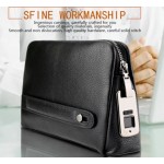 Genuine Leather Luxury Fingerprint Handbag