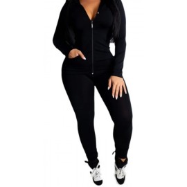 Women's Sport Two-Piece Jogger Tracksuit Set