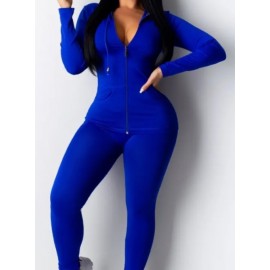 Women's Sport Two-Piece Jogger Tracksuit Set