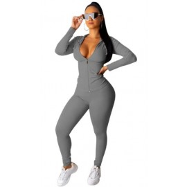 Women's Sport Two-Piece Jogger Tracksuit Set