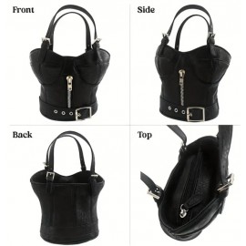 Bustier Style Zipper Bag