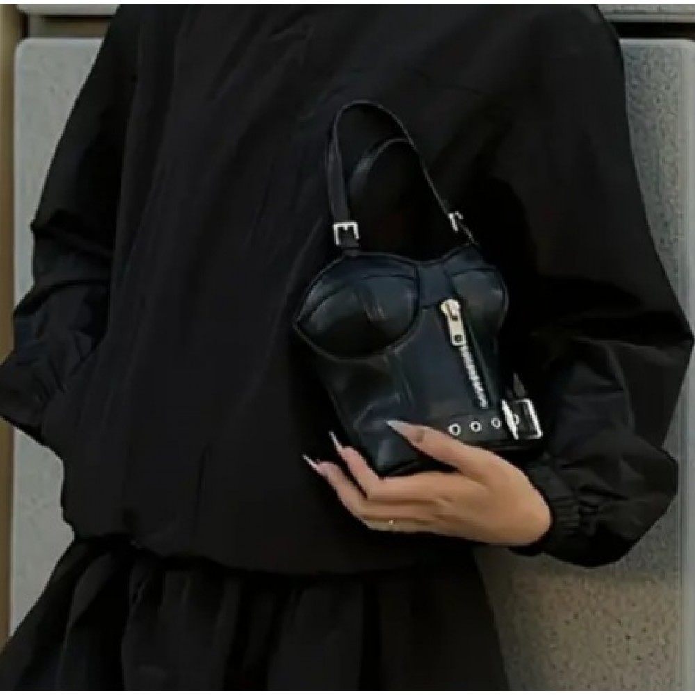 Bustier Style Zipper Bag