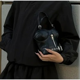 Bustier Style Zipper Bag