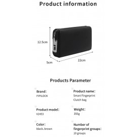 Genuine Leather Anti-Theft Smart Handbag for Men