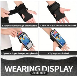 Touch Screen Wristband Cell Phone Holder