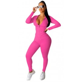 Women's Sport Two-Piece Jogger Tracksuit Set