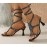 Women's Elegant High Heel Stiletto Crisscross Strap Sandal Shoes