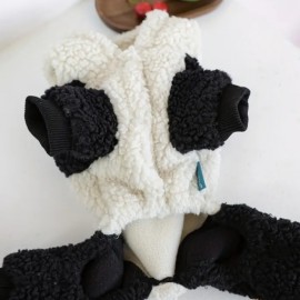 Dogs Winter Warm Panda Outfit