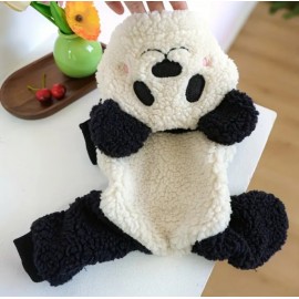 Dogs Winter Warm Panda Outfit