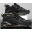 Men Breathable Non-Slip All Black Sneakers