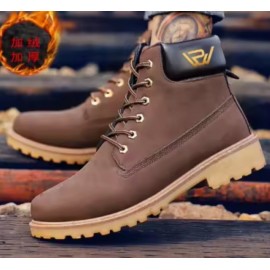 New Russ Wears Heavey Duty Construction Boots