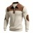 Men's Casual Pullover Stand Collar Winter Sweater