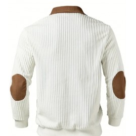 Men's Casual Pullover Stand Collar Winter Sweater